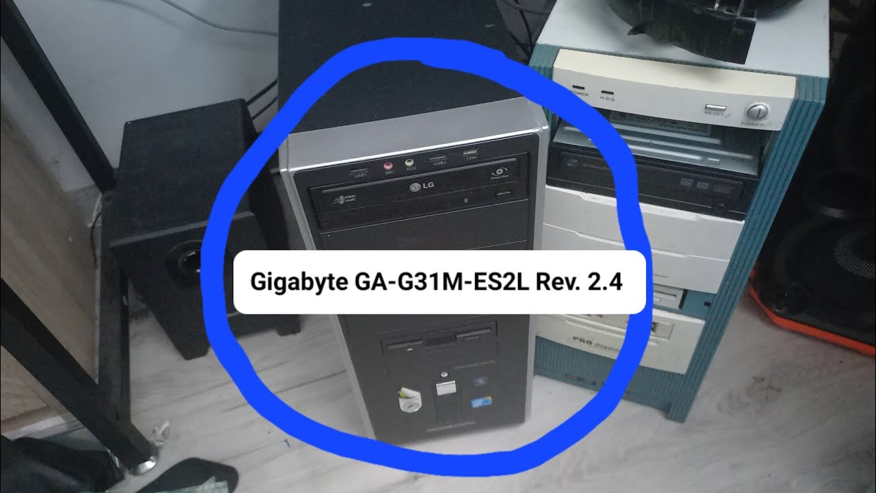 Gigabyte GA-G31M-ES2L Rev. 2.4 - po kolejnej wymianie zasilacza i karty graficznej.