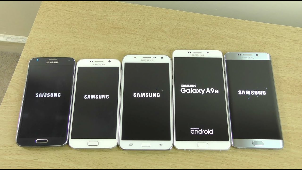 Benchmark Speed Test - Samsung Galaxy A9 VS S6 VS S6 Edge+ VS S5 Neo VS J7!