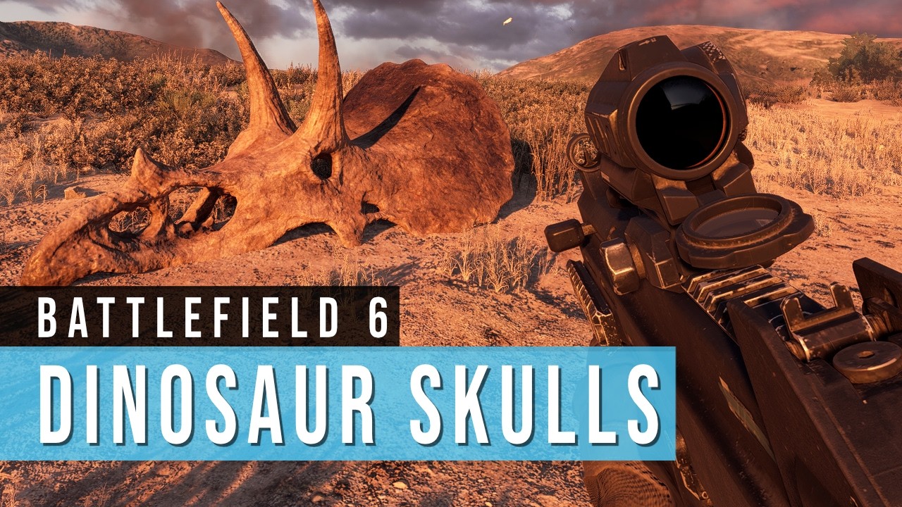 The Alien & Dinosaur Skulls of Battlefield 6! Battlefield 6 Easter Egg
