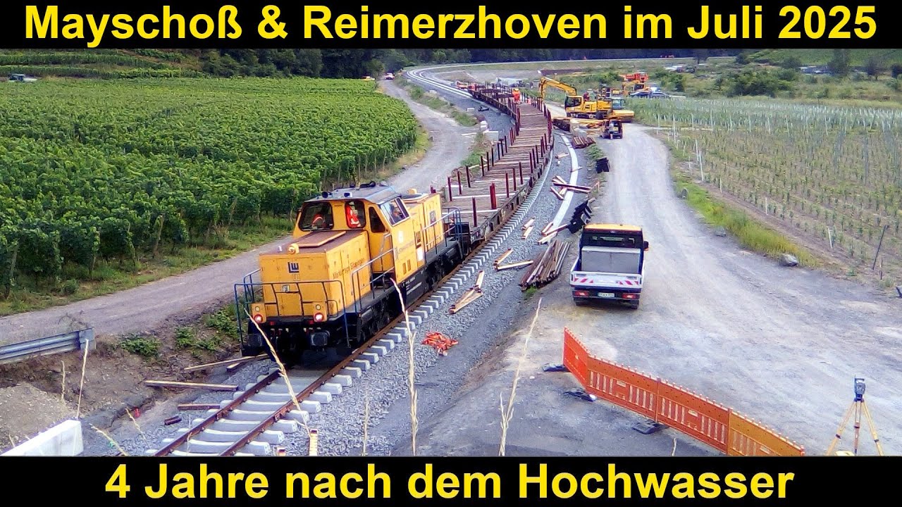 Ahrtal im Juli 2025 - Bilder des Ahrufers in Mayschoß & Reimerzhoven