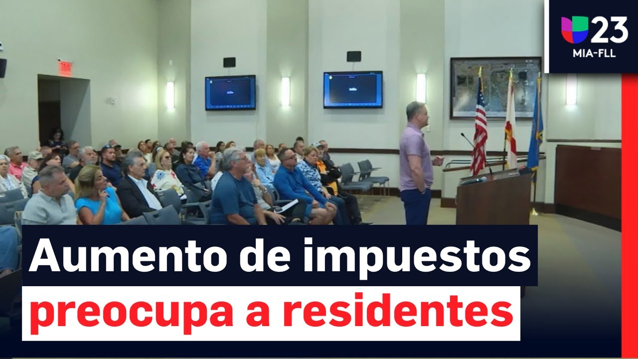 Preocupados residentes en Miami Lakes: impuestos a la propiedad podrían dispararse por presupuesto