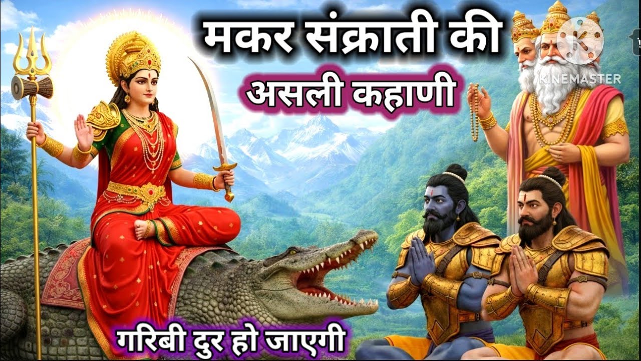 देवी संक्रांती और किंकरासुर का वध | मकर संक्रांति और किंक्रांत की पौराणिक कथा | Hindi MythologyStory