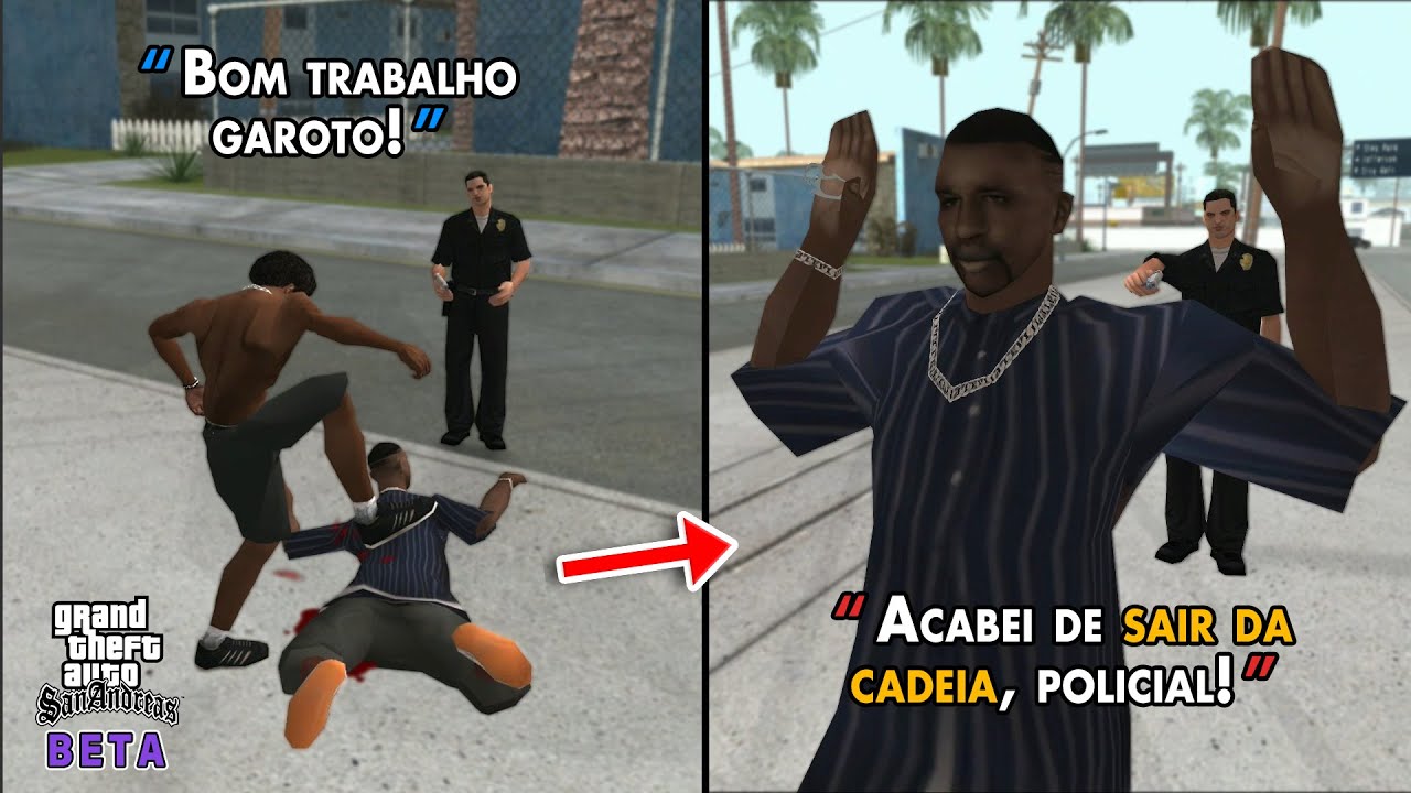 5 Conteúdos REMOVIDOS dos NPCS POLICIAIS de GTA San Andreas