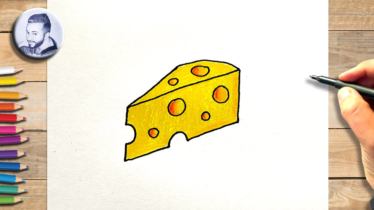 Comment dessiner un fromage facile
