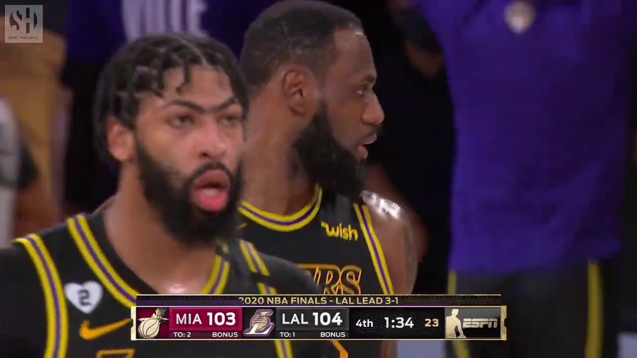 Final Minutes, Miami Heat vs Los Angeles Lakers, 2020 NBA Finals Game 5 | Smart Highlights