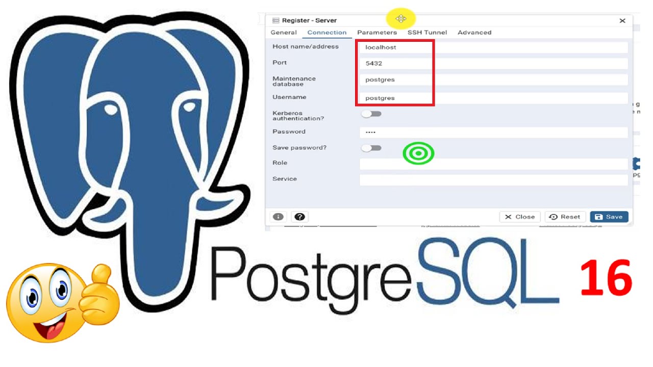 Как подключиться/зарегистрировать сервер базы данных PostgreSQL || PostgreSQL 16 || pgAdmin 4