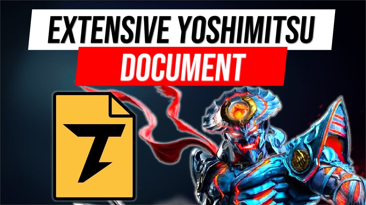 How To Play Yoshimitsu: Extensive Document For Tekken 8