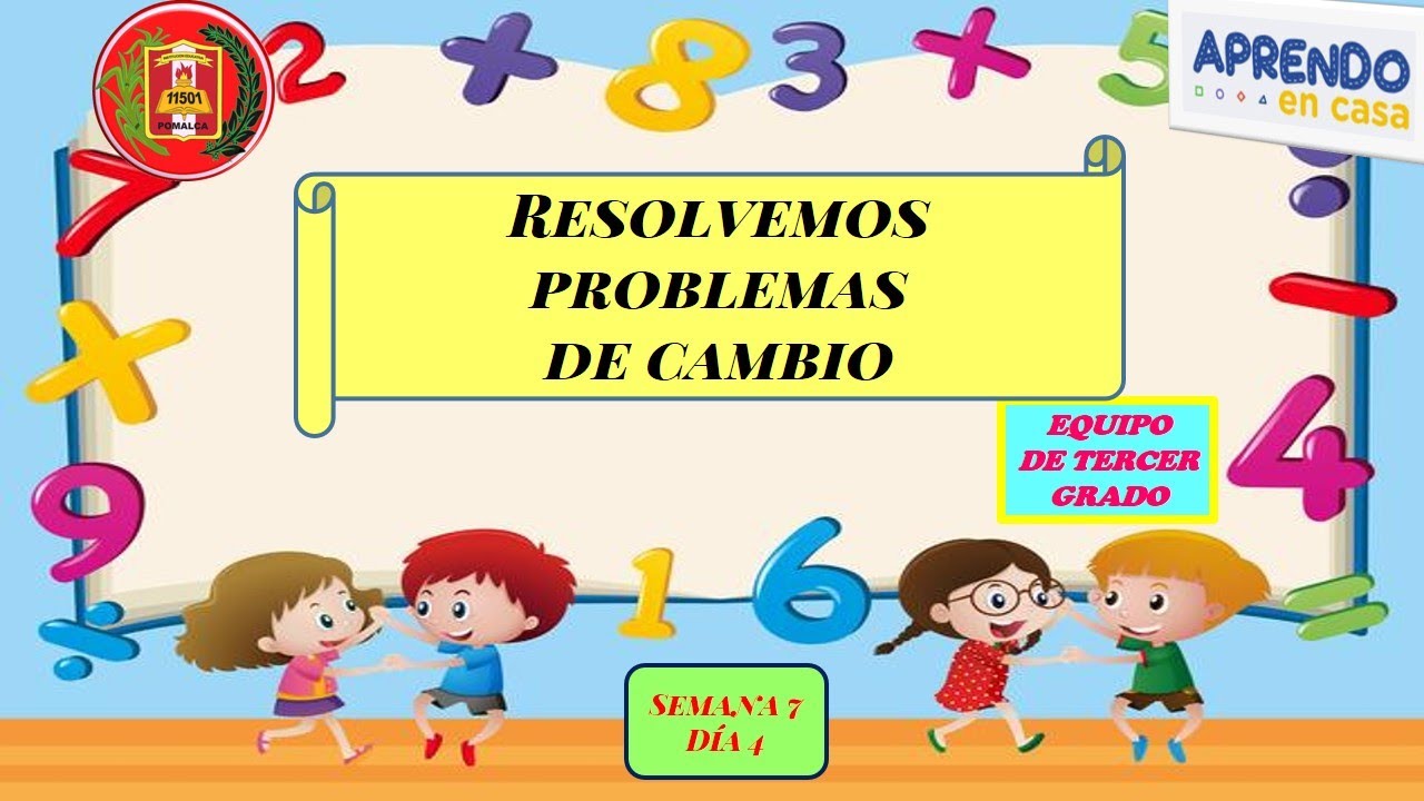 Resolvemos  problemas de cambio 3 y 4.