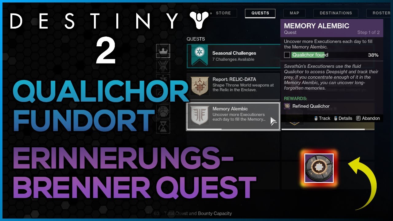 Destiny 2 - Qualichor Fundorte für die Quest Erinnerungsbrenner