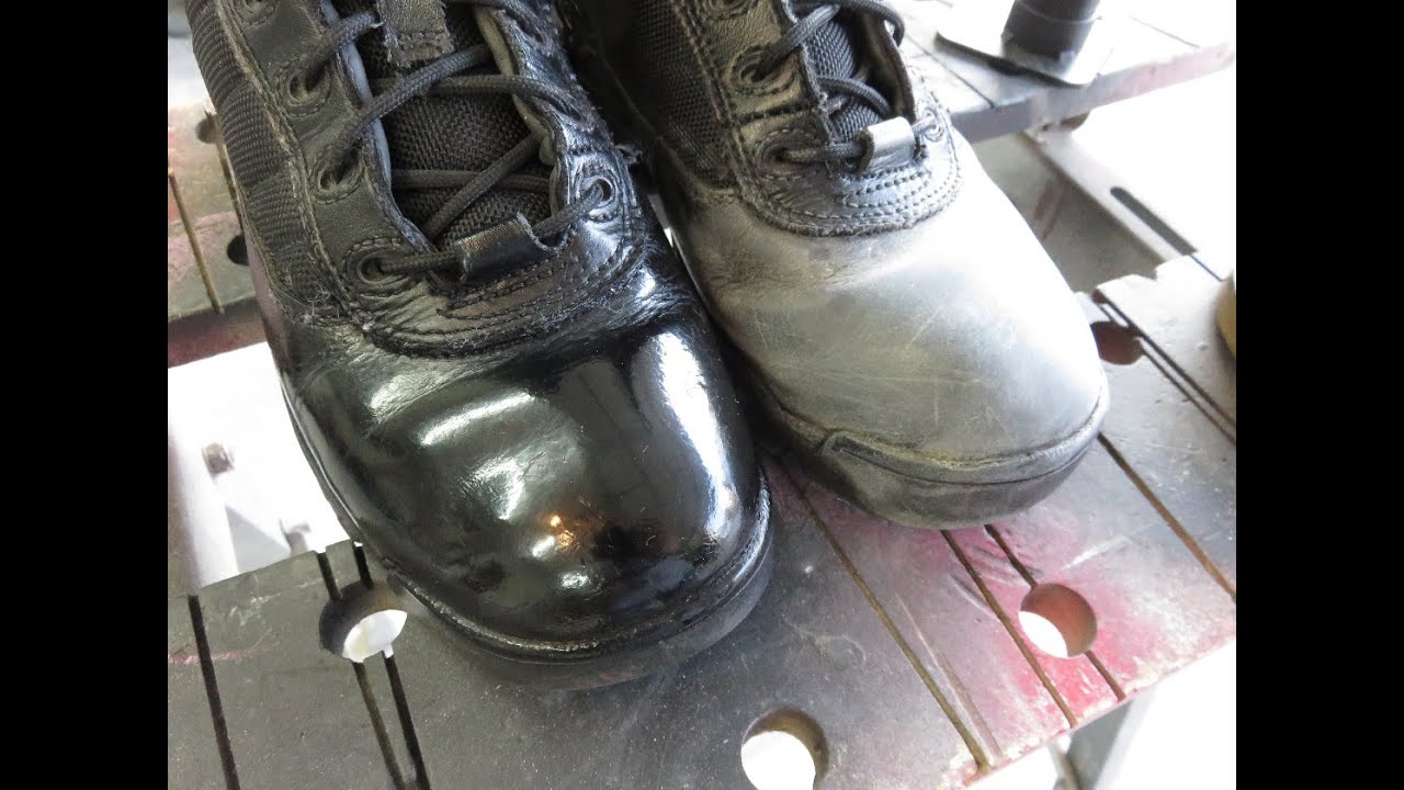 How to polish your boots in ten minutes.
