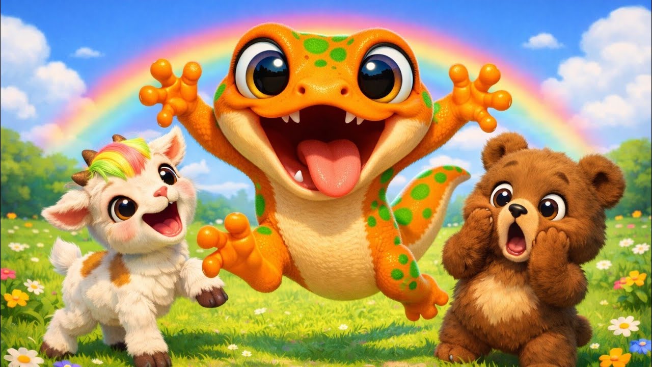 CICAK🦎- Pelangi Pelangi🌈 -  Kalau Kau Suka Hati🙌 | Lagu Anak Indonesia
