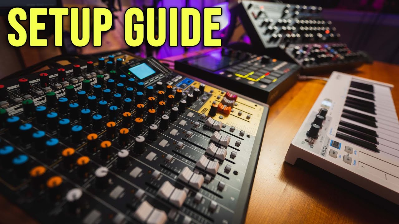 Как настроить MPC One, Tascam Model 12 и аппаратные синтезаторы для многодорожечной сессии