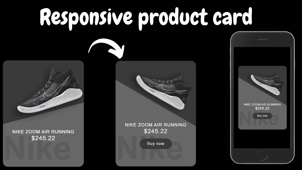Responsive Ecommerce Product Card Design using Html & CSS || Ecommerce Card Using Html and CSS