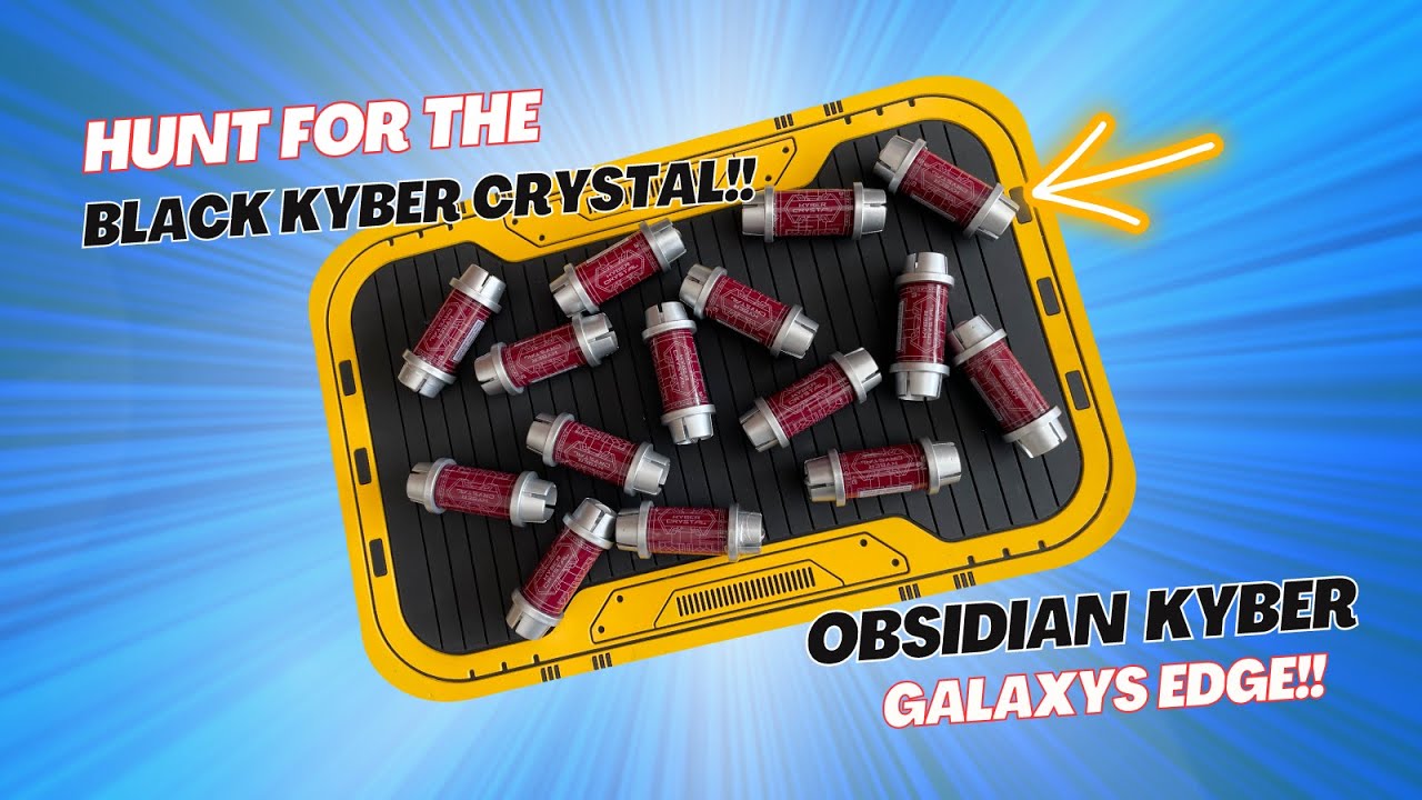 Hunt For The Black Kyber Crystal - Galaxy's Edge Kyber Unboxing #starwars #lightsaber #galaxysedge