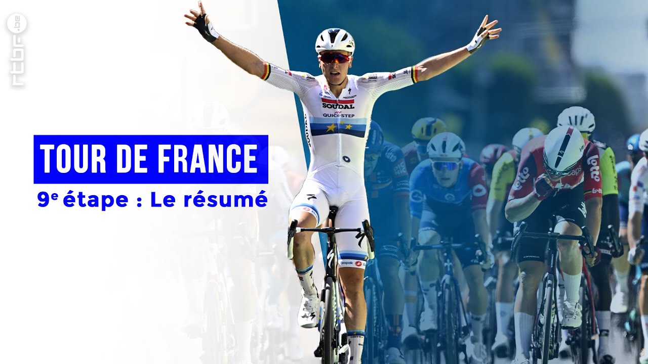 Tour de France 2025 : résumé de la 9e étape à Châteauroux