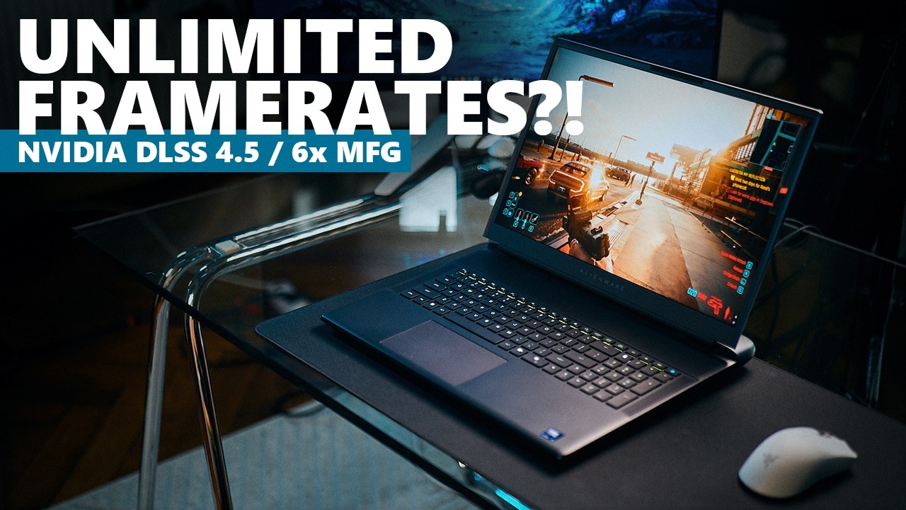 300 FPS gaming on laptops is here!  - NVIDIA DLSS 4.5 dynamic Frame Generation