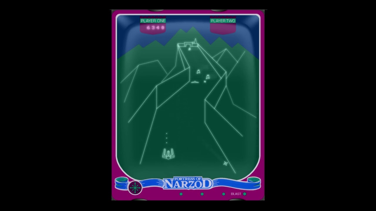 Fortress of Narzod Longplay (Vectrex Game)