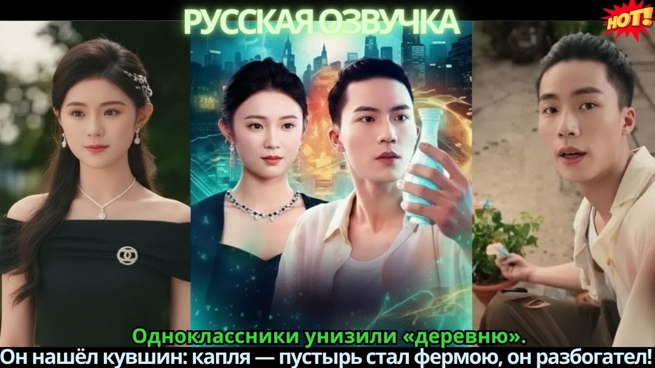 Одноклассники унизили «деревню». Он нашёл кувшин: капля — пустырь стал фермою, он разбогател!