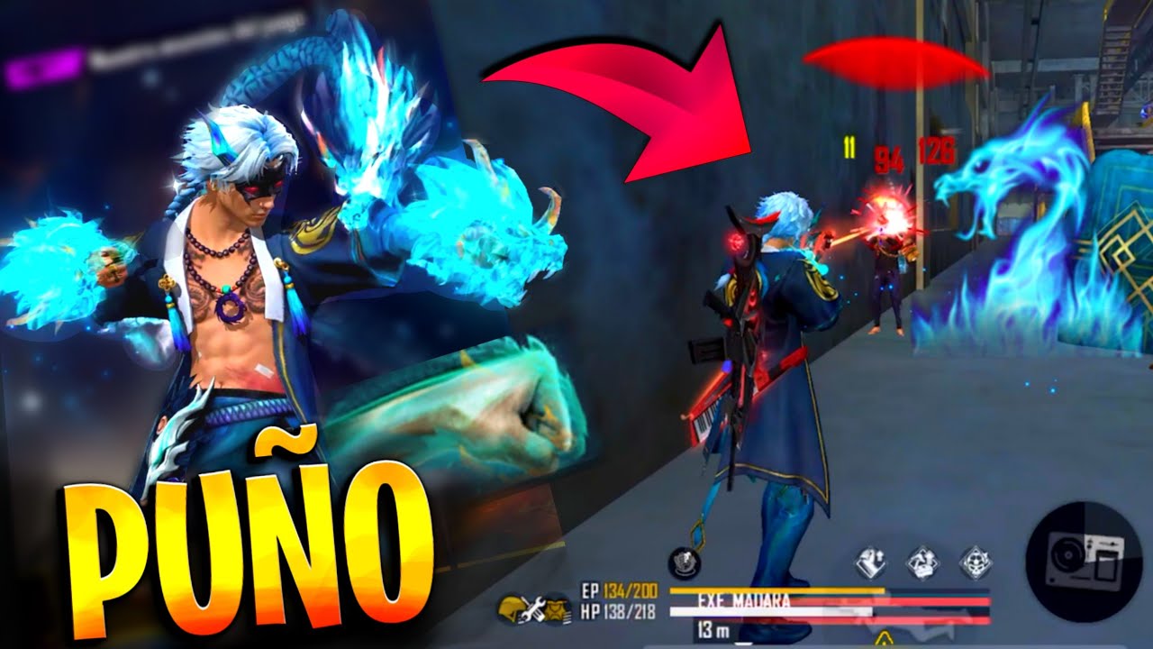 EL NUEVO PODER DEL PUÑO DRAGÓN FREEFIRE NUEVA PARED GLOO! 🤣