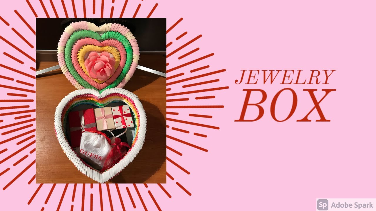 3D Origami jewelry box