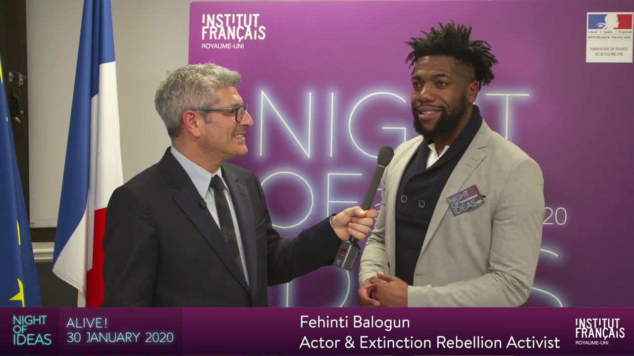 Fehinti Balogun at The Night of Ideas 2020