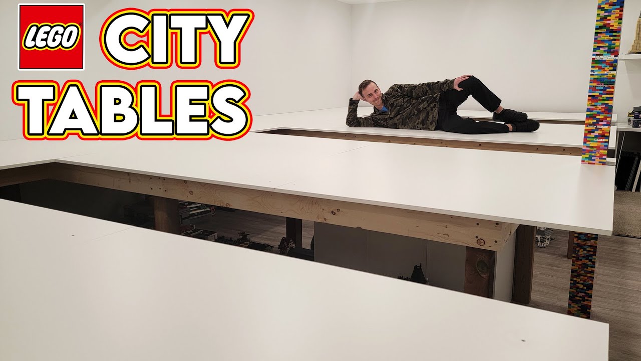 Insane LEGO CITY TABLES Ready to Go! Room Rebuild Part 7
