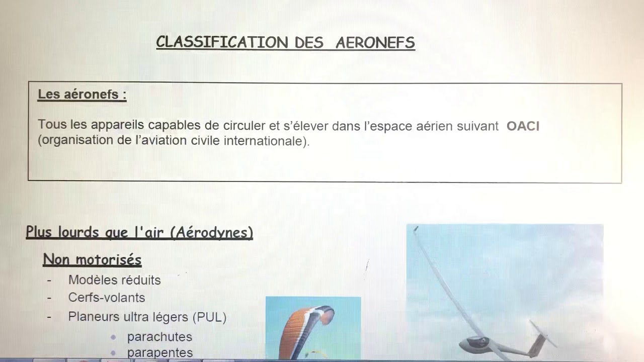Classification des a&eacute;ronefs et d&eacute;finitions d&rsquo;initiation en a&eacute;ronautique ✈️✈️