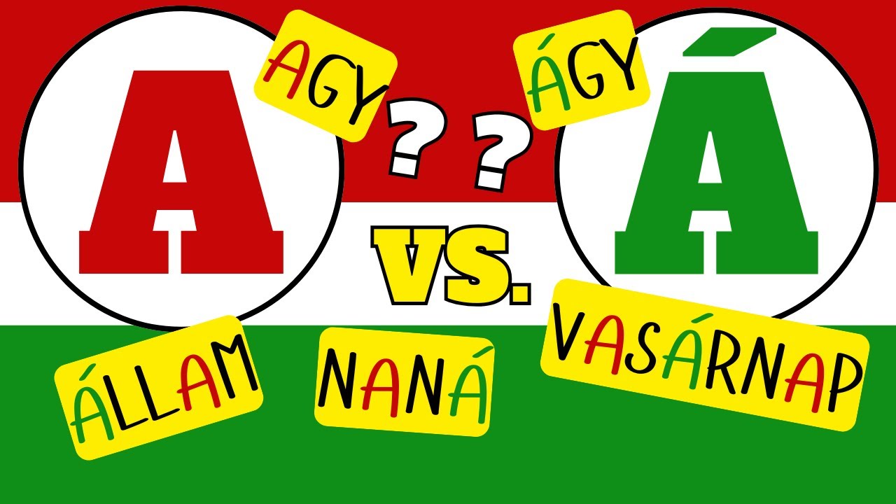 Hungarian ABC ⭐ A vs. Á | Words & Minimal Pairs