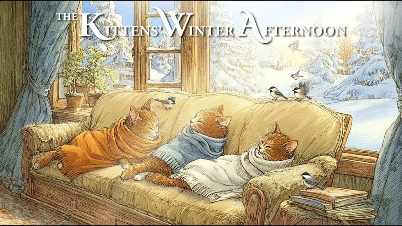 [Celtic Music] THE KITTENS’ WINTER AFTERNOON – Relaxing Cozy Winter Music
