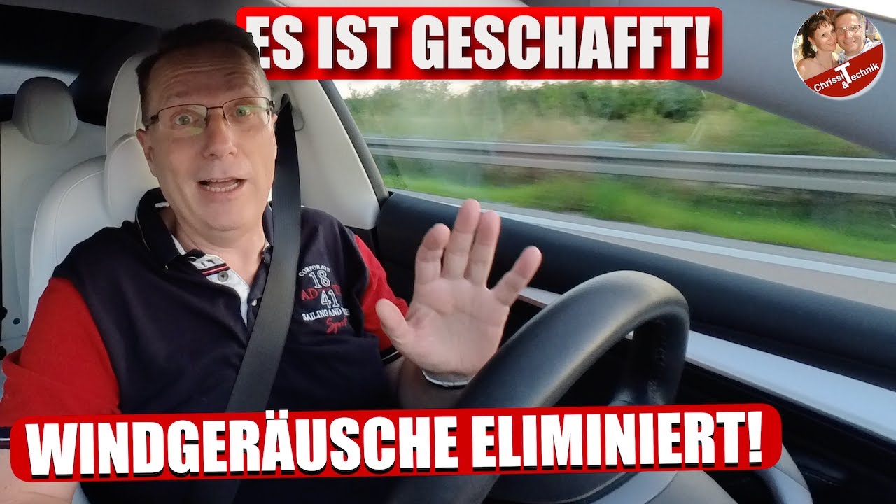 Es ist geschafft, Windgeräusche ade