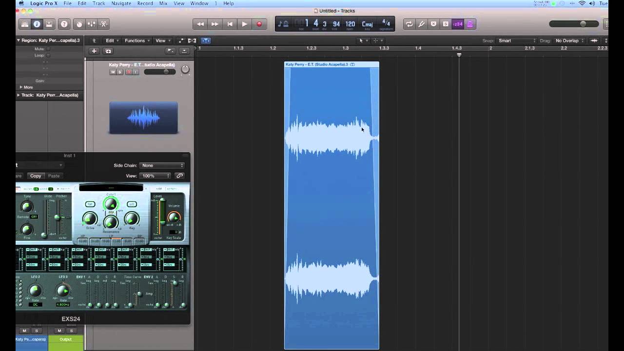 Как использовать семплер Apple LOGIC Pro X EXS24