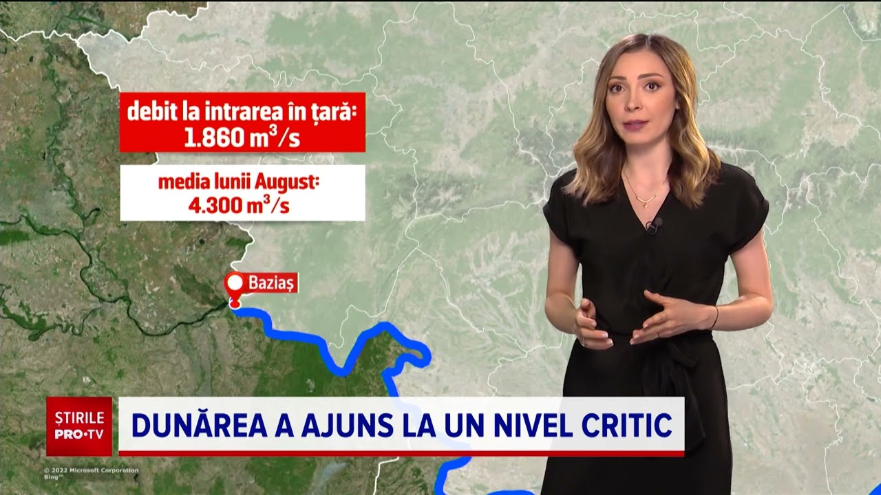 Impactul secetei asupra Dunării pune la risc electricitatea României