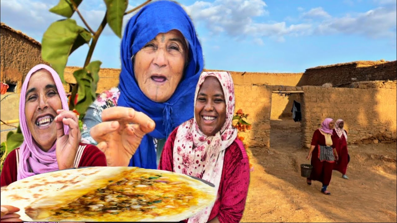 في البادية/ لموت ضحك مع العائلة🤣وجدات لينا فطور ياسلام👌عالام اخر مع لواليدة او عريساتها😂🤣