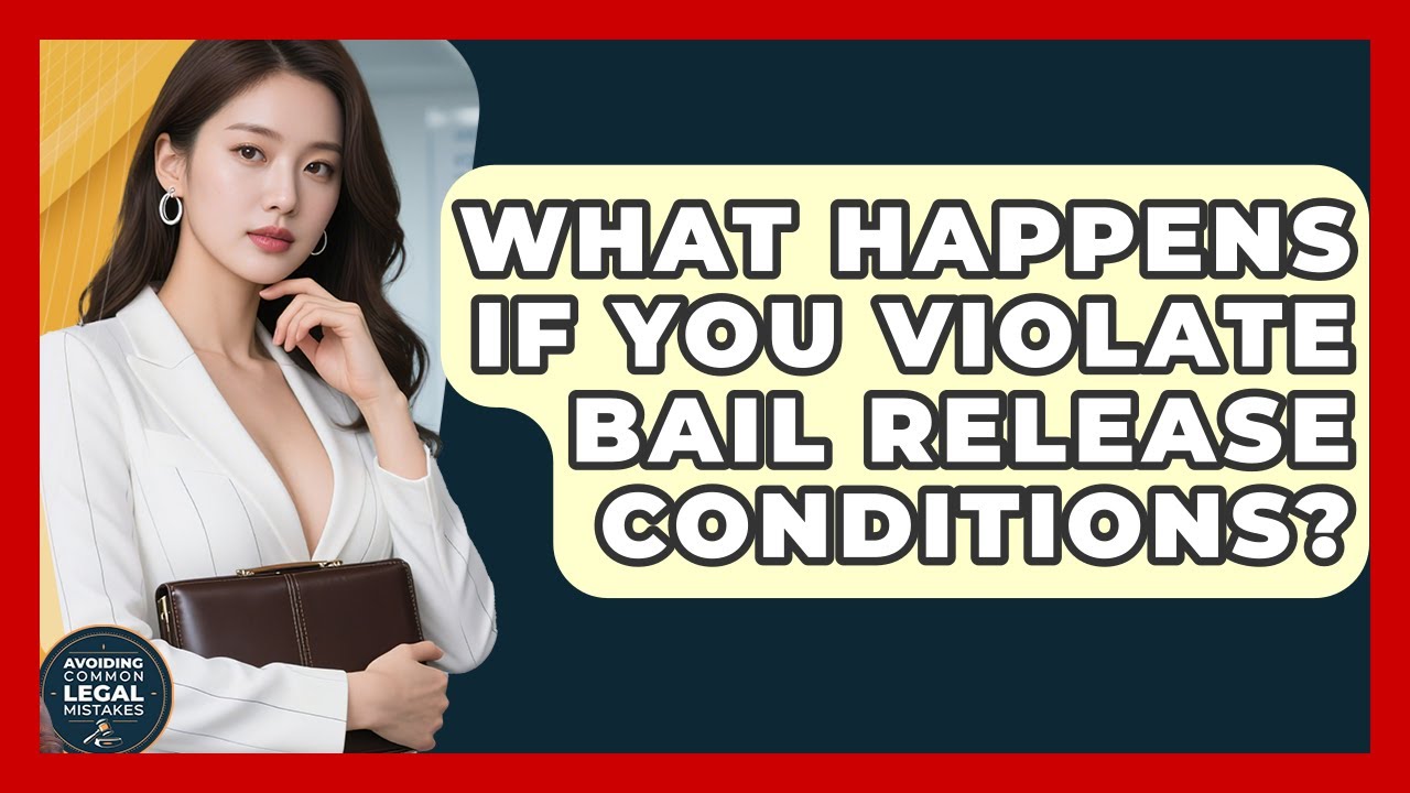 What Happens If You Violate Bail Release Conditions? - Avoiding Common Legal Mistakes