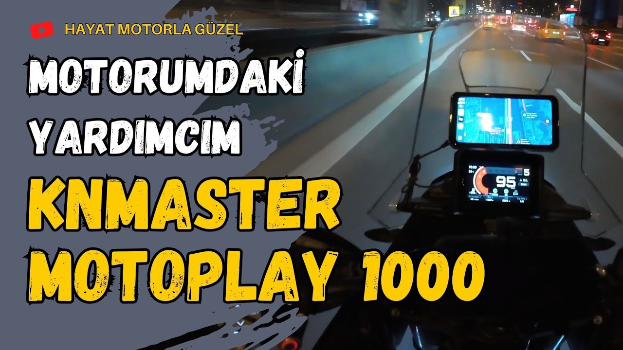 Knmaster Motoplay 1000 | Motorumda Yeni Yardımcım | Hayat Motorla G&uuml;zel
