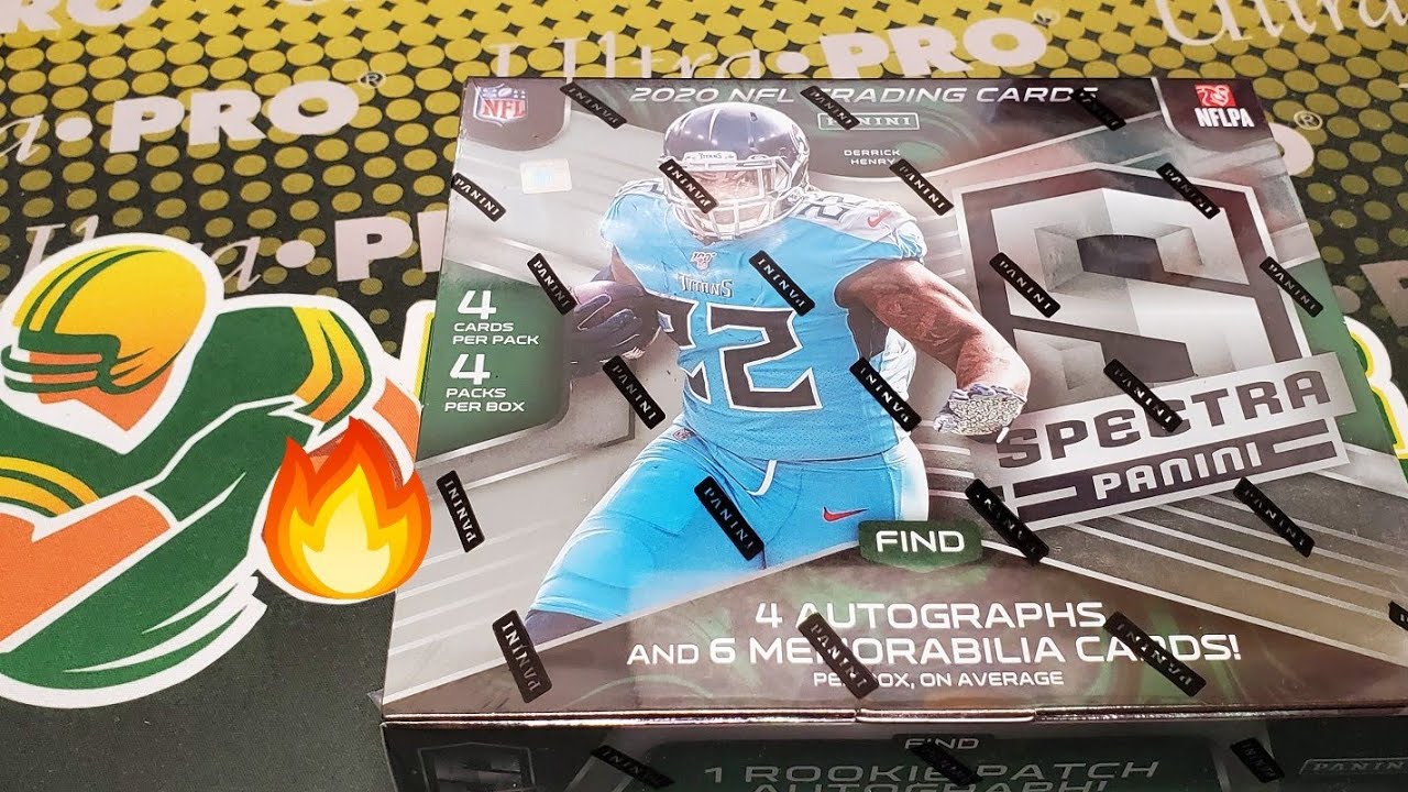 2020 Panini Spectra Football Unboxing! 10 Hits! Great Box!