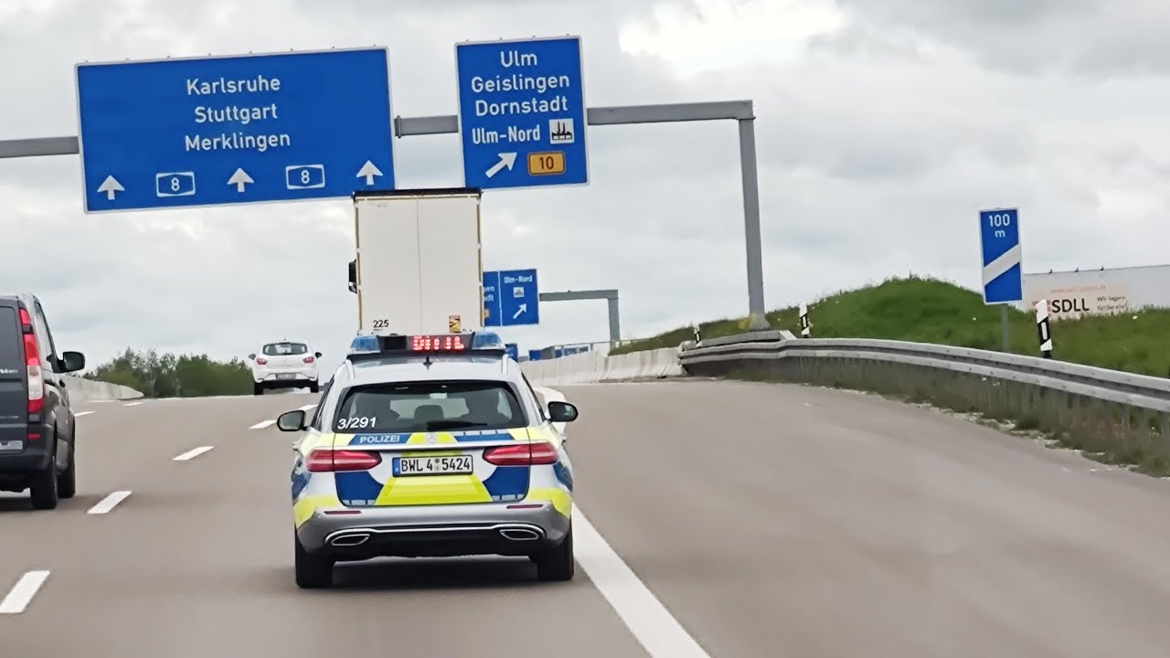 Попаднах на полицейска акция преди Щутгарт | Denis Kadirow TruckVloger