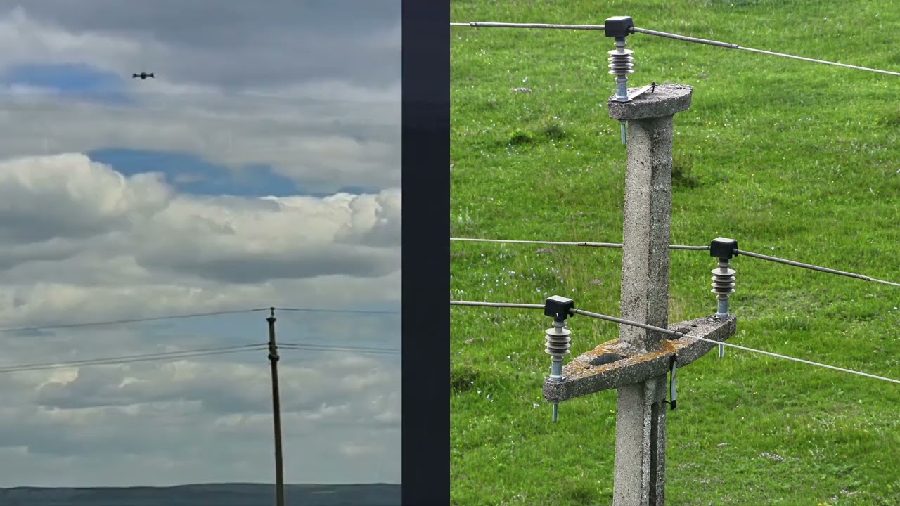 Drone folosite pentru inspecția liniilor aeriene la Delgaz Grid
