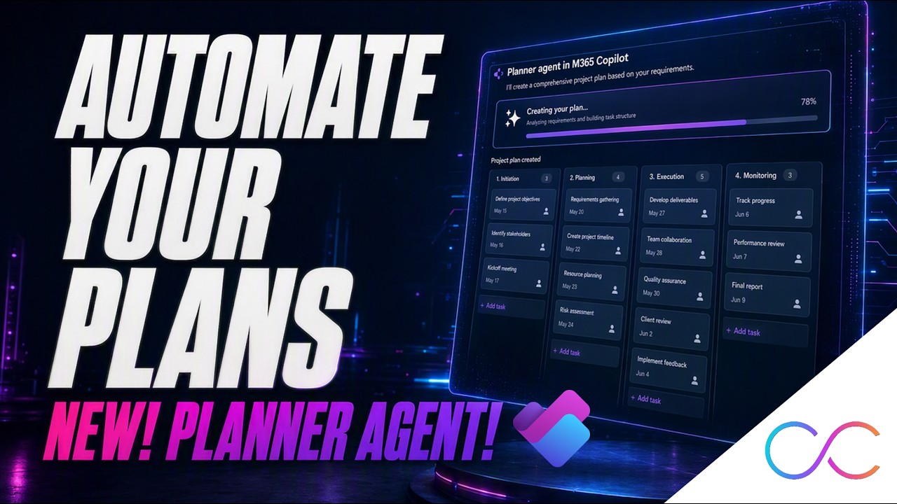 NEW Planner Agent Builds Your Whole Plan in Copilot | Insights From A Microsoft Solutions Architect