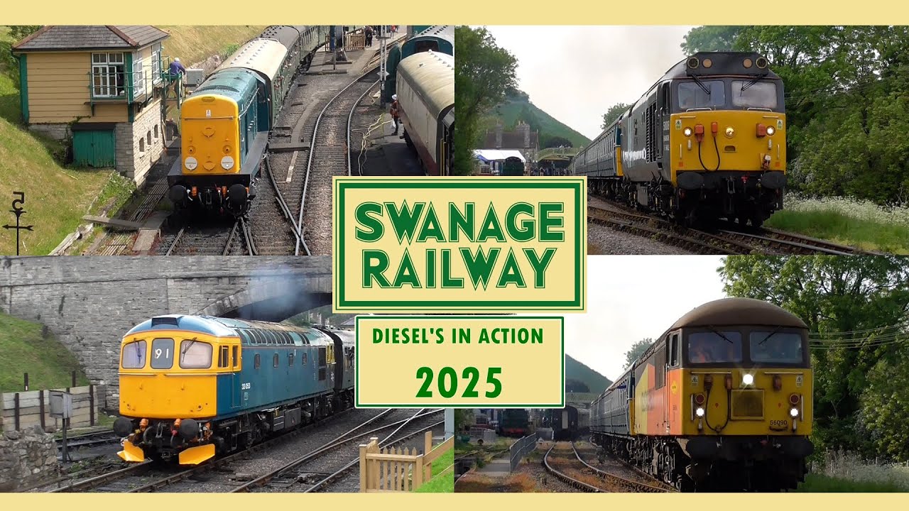 Swanage Railway - Diesel Locomotives In Operation During 2025