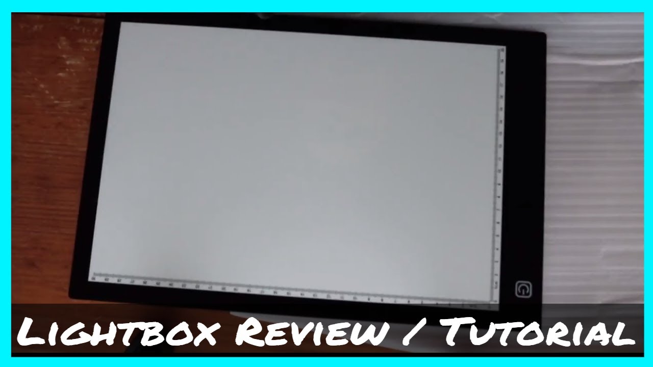 Cheap LED Lightbox / Lightpad Review & Tutorial