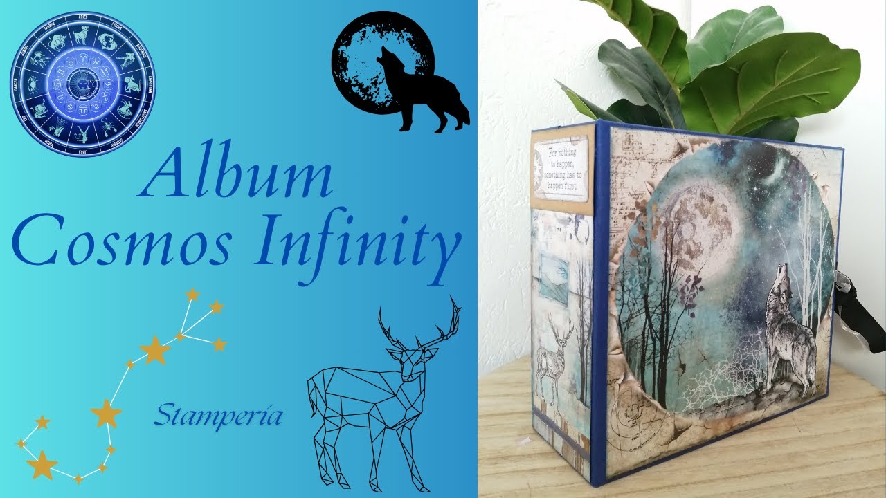 Album Cosmos Infinity de Stamperia @Stamperiainternational