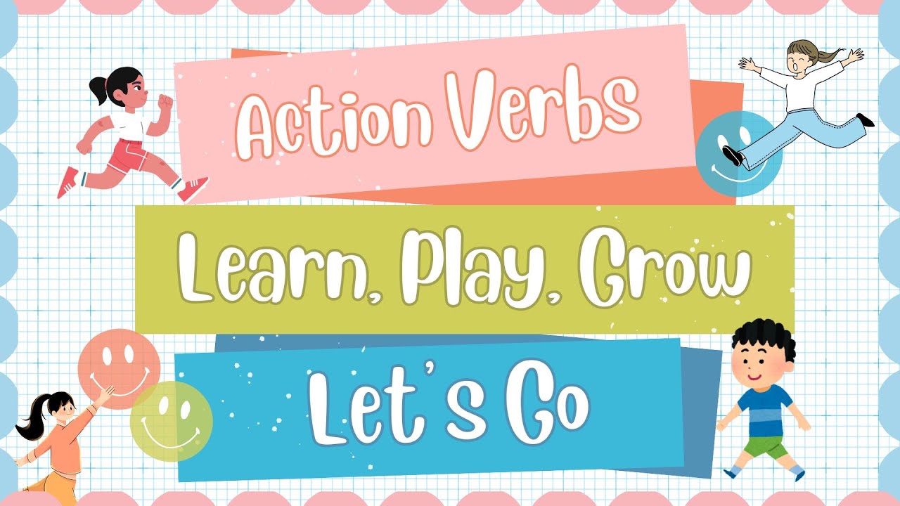 Action Verbs (Action Words) for Kids