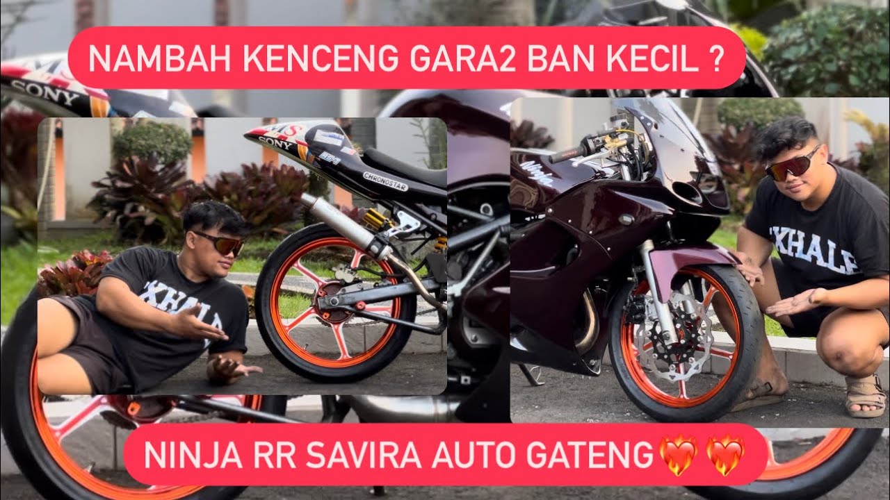 PROJECT NINJA RR SAVIRA ‼️GANTI VELG + BAN KECIL VND NINJA GARAPAN TEKNO TUNER, TIME NYA NGECILIN?