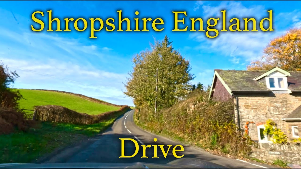 Shropshire - English Countryside Drive (Autumn 2024)