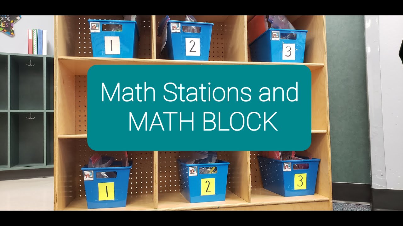 Math Stations and Math Block| Special Education
