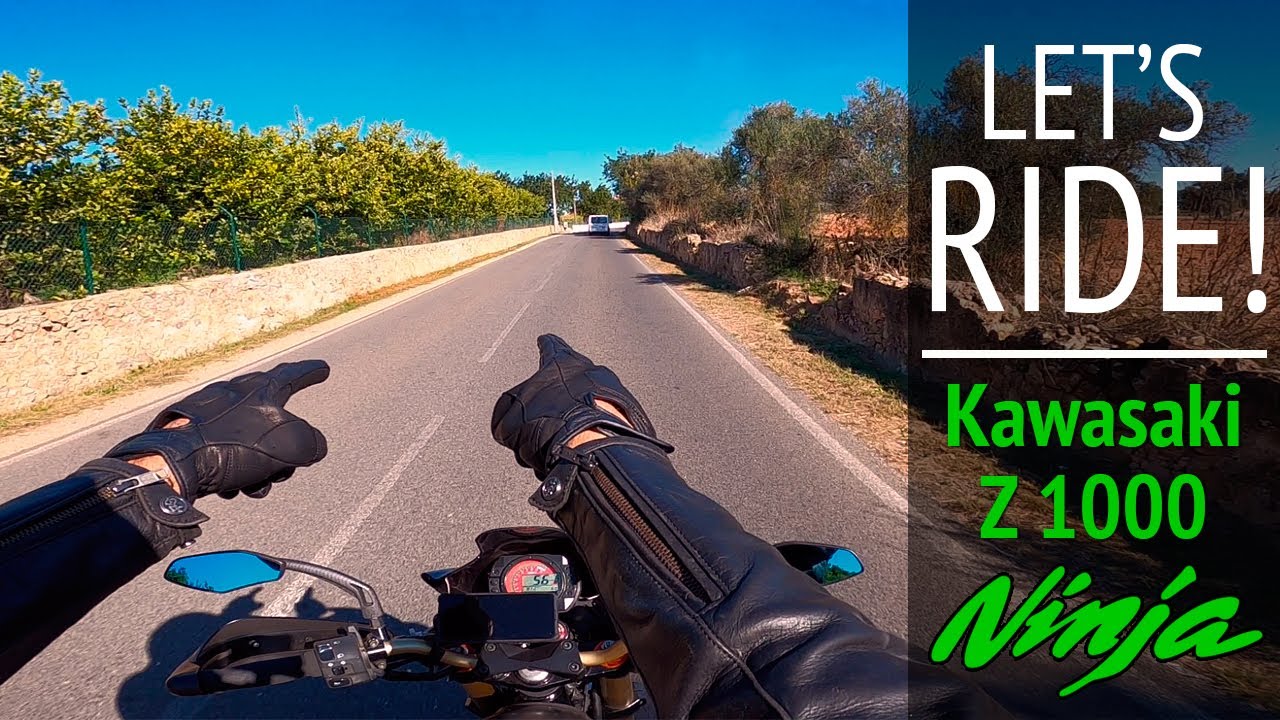 Motorcycle Ride MotoVlog - Riding The EM508 Algarve Portugal Kawasaki Z1000