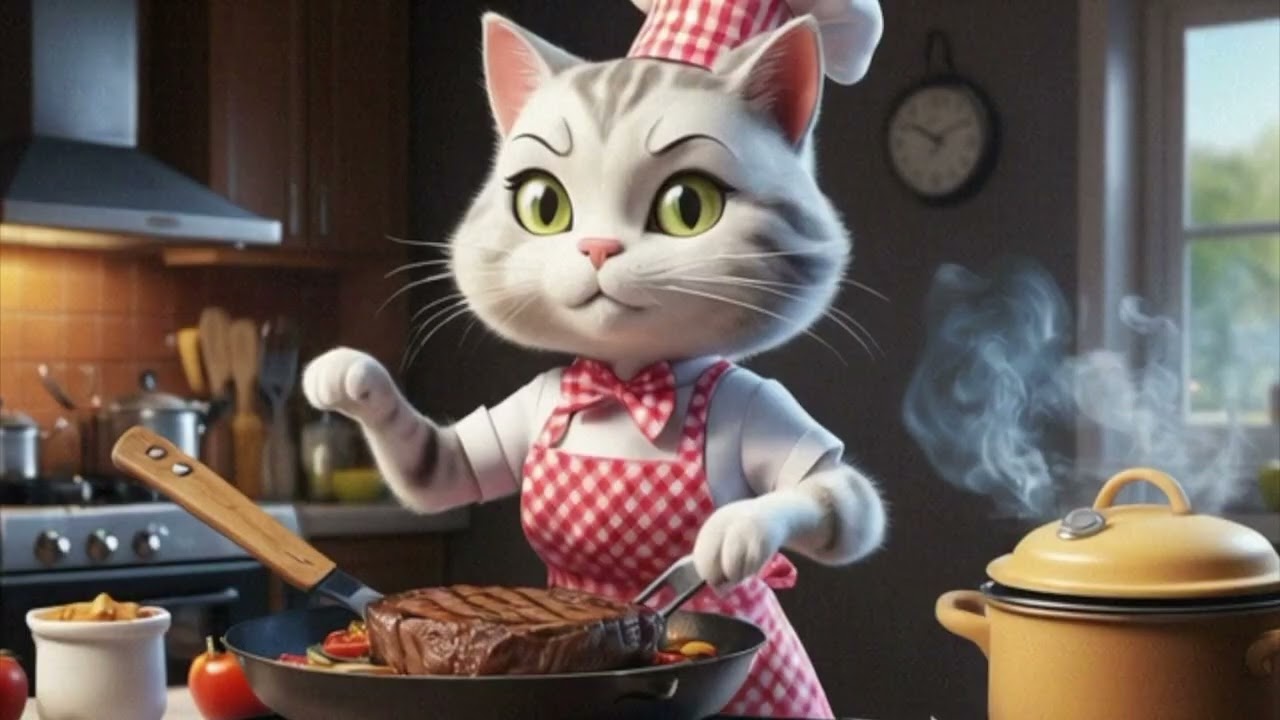 Housewife Mama Cat 2 Cooking & Eating Series