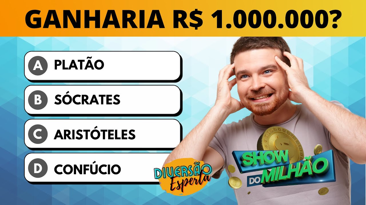 Se este QUIZ Fosse o Show do Milhão, Quanto Você Ganharia? Teste Sua Mente