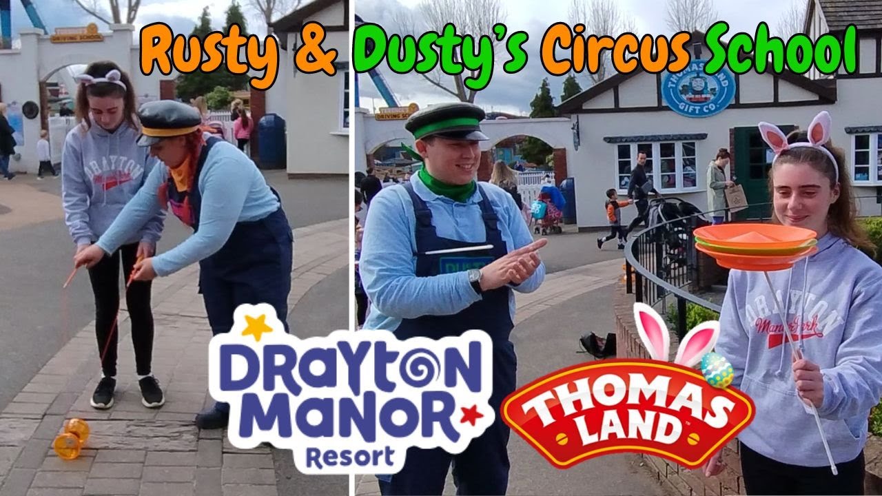Rusty & Dusty's Circus School Thomas Land Easter 2024 at Drayton Manor Resort